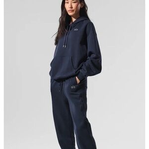 ALO Yoga Navy Hoodie